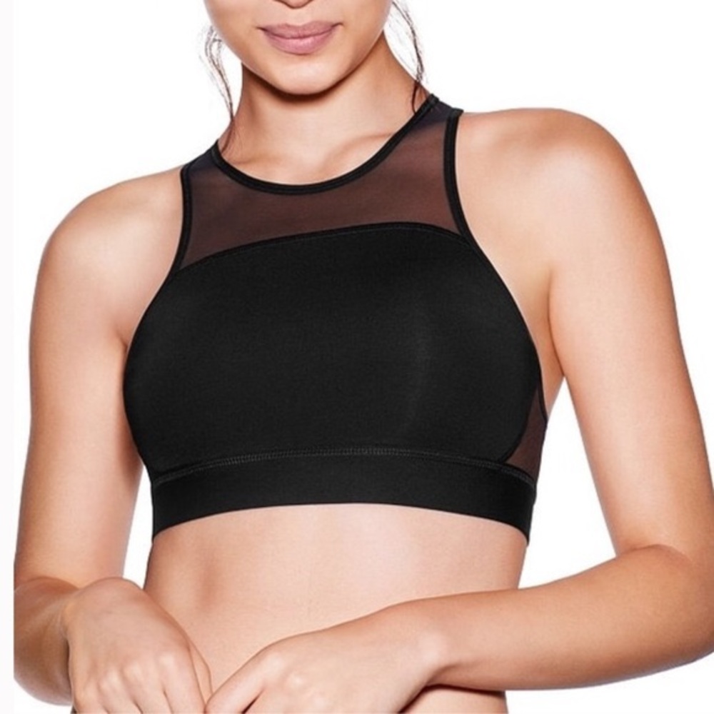 VS Pink Ultimate High Neck Sports Bra